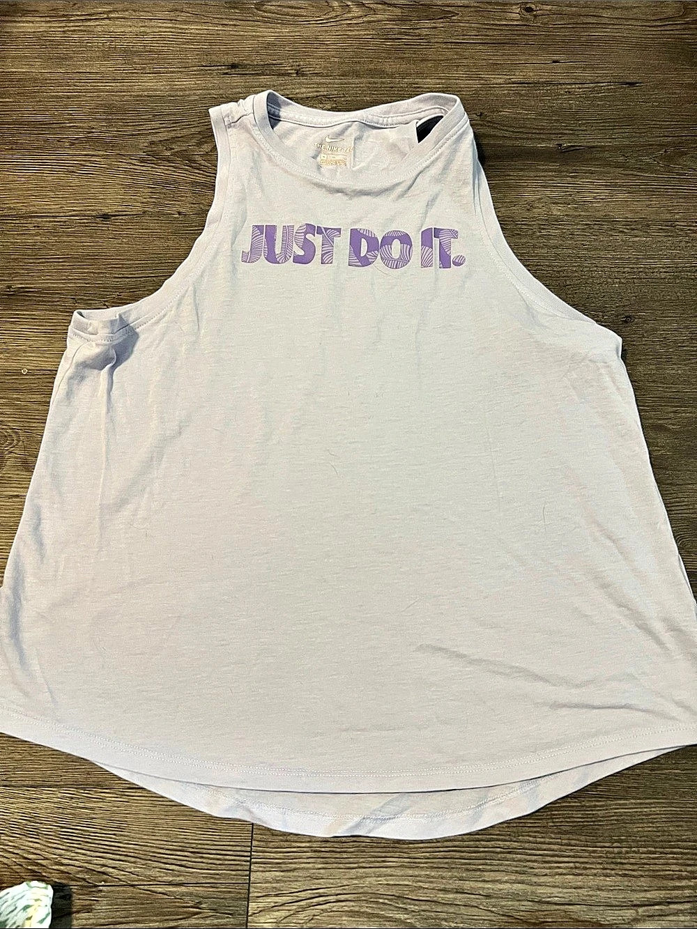 Nike The Nike Tee Just Do It Graphic Tank Top White Medium